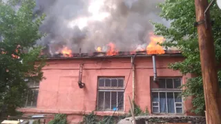 Масштабна пожежа в Ужгороді в складських приміщеннях