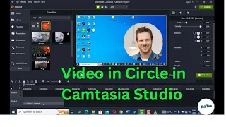 How do I crop a video in circle in Camtasia studio|Video in circle in Camtasia studio