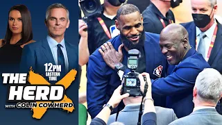 Crowd In Cleveland Give Bigger Ovation for Michael Jordan than LeBron James | THE HERD