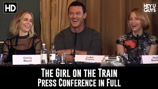 The Girl on the Train Press Conference in Full - Emily Blunt, Luke Evans & Hayley Bennett