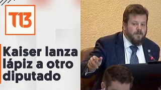 Johannes Kaiser lanzó lápiz a diputado republicano durante sesión en la Cámara por interrumpirlo