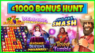 £1000 Bonus Hunt! 15 Bonuses! £1 £2 Stakes!