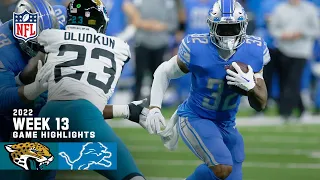 Jacksonville Jaguars vs. Detroit Lions | 2022 Week 13 Game Highlights