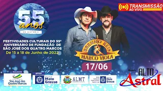 #live 55º Aniversário Quatro Marcos - Brenno Reis e Marco Viola