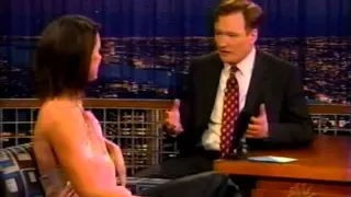 Bridget Moynahan on "Late Night with Conan O'Brien" - 1/29/03