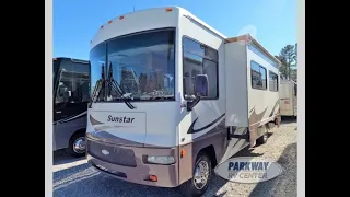 2008 Itasca by Winnebago Sunstar 30B Small Class A, Slide, 39K, Fiberglass Roof, $42,900