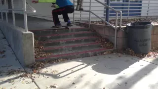 Ollie up 5 stair? (Sorta)