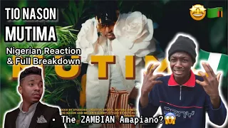 The ZAMBIAN Amapiano?😮🔥| Nigerian🇳🇬 reacts to Tio Nason - Mutima (Official Video)