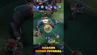 🔥BADANG COMBO TUTORIAL : How to properly initiate.🔥#mobilelegendstutorial #mlbb #badangtutorial