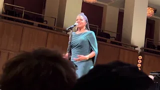 Audra McDonald Honors Hinton Battle, Sings “Home” from The Wiz