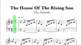 The Animals - The House Of The Rising Sun Sheet Music