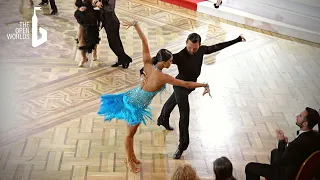 Pavel Zvychaynyy & Polina Teleshova - Samba Latin Dance | The Open Blackpool 2023