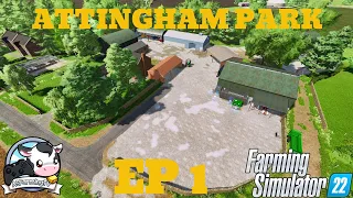 (ENG/PC) Farming Simulator 22 | UK Beef Farm | Attingham Park | Episode 1