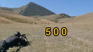 Пристрелка 500 метров. Mosin nagant 500 meters