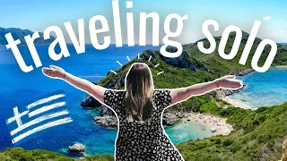 How to solo travel as a woman | I went alone to Corfu, Greece