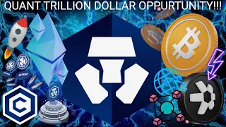 TRILLIONS WILL FLOW INTO QUANT CRYPTO!!! CRO COIN NEW PROGRAM! BTC ETH CRYPTO.COM BNB