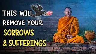 HOW TO GET RID OF SORROW AND SUFFERING | Crow and Buddhist monk story |