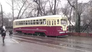 Парад трамваев на Чистопрудном бульваре. 2016.