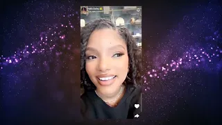 Halle Bailey ready to be TURNT for her 24th birthday | snapchat 3/23/24