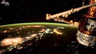 ISS time lapse video
