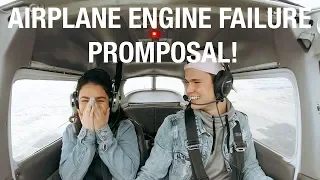 MOST UNIQUE PROMPOSAL EVER!! AIRPLANE ENGINE FAILURE PROMPOSAL