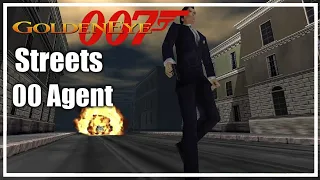 Goldeneye 007 Nintendo 64 Walkthrough Part 12 - Streets!