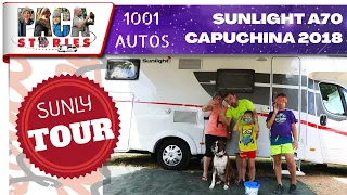 1001 AUTOS ➡ SUNLIGHT A70 capuchina de 2018 🚐 EMPIEZA el TOUR!!!