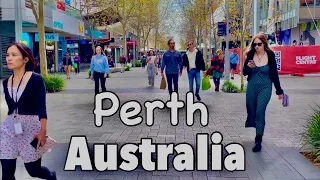 Perth city centre Australia 🇦🇺| 4k walking tour of Perth Western Australia | UHD 60fps