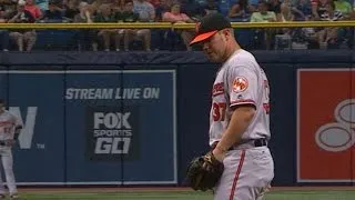 BAL@TB: Bundy strikes out four in his first MLB start