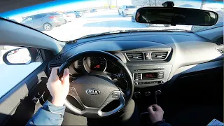 2016 KIA RIO POV TEST DRIVE | ТЕСТ ДРАЙВ ОТ ПЕРВОГО ЛИЦА