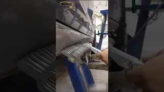 Pulling dent from car body