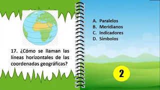 Preguntas de repaso. Geografía. Cuarto Grado de Educación Primaria.