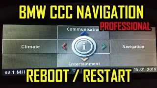 BMW E60 E90 E63 E81 X5 X6 iDrive CCC Force Reboot Reset