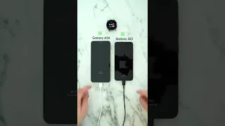 Samsung Galaxy A54 vs Galaxy S23 Charging Test🪫🔋