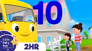 Ten Little Buses + More | Babies Learn English - LBB Nursery Rhymes