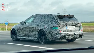 2024 BMW M5 Touring G99 TESTING on the Autobahn