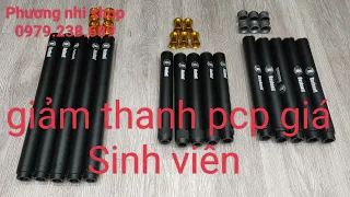 mẫu giảm thanh pcp tốt nhất, êm nhất, chống va vách tốt nhất hàng mới siêu hót | giảm âm súng pcp