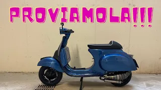 VESPA 144r (58X54) ELLEZETA. Prime prove SU STRADA!