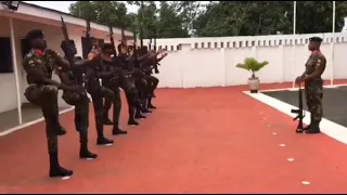 GHANA ARMED FORCES  RIFLE DRILLS SECTION