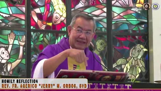 𝗖𝗛𝗔𝗡𝗚𝗘 𝘁𝗵𝗲 𝗧𝗢𝗣𝗜𝗖 𝗼𝗳 𝘆𝗼𝘂𝗿 𝗟𝗜𝗙𝗘 | Homily 3 March 2024 with Fr. Jerry Orbos, SVD | 3rd Sunday of Lent