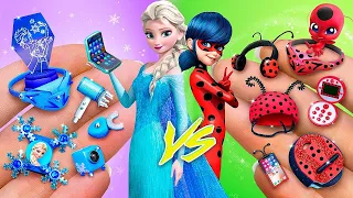 Dispositivos de Elsa vs Ladybug / 28 Manualidades de Frozen