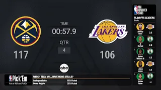 Nuggets @ Lakers Game 3 Conference Finals Live Scoreboard | #NBAPlayoffs Presented by Google Pixel