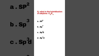 hybridization of ethylene....