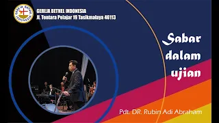 Pdt  Rubin Adi Abraham - Sabar dalam Ujian