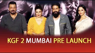 KGF 2 Press Conference - Yash | Sanjay Dutt | Raveena Tandon | Srinidhi Shetty | Mumbai Pre Release