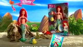 Little Mermaid SIMBA Swimming Ariel Doll Commercial