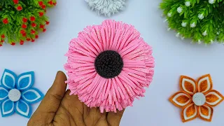 Beautiful Aster Flower By EVA Glitter Foam Sheet - DIY Easy & Simple Flower Making For Valentine Day