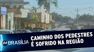 Em Vicente Pires não se consegue andar nas calçadas | SBT Brasília 11/08/2020