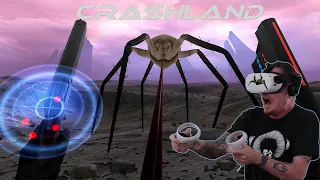 CRASHLAND GAMEPLAY ON QUEST 2 | Crashland VR is a Must Play | Alien Horror Shooter Game