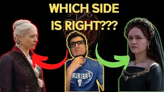 Who is right Rhaenyra or Alicent?? House of the Dragon Discussion and Explained